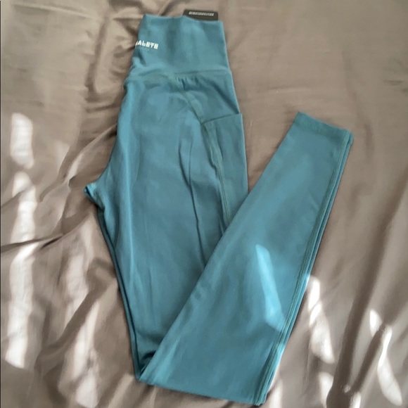 Alphalete Alphalux Trident Blue Leggings - Picture 1 of 1